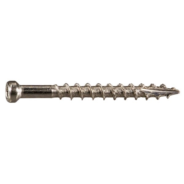 Saberdrive Deck Screw, #8 x 1-5/8 in, 316 Stainless Steel, Trim Head, 208 PK 55532 - main